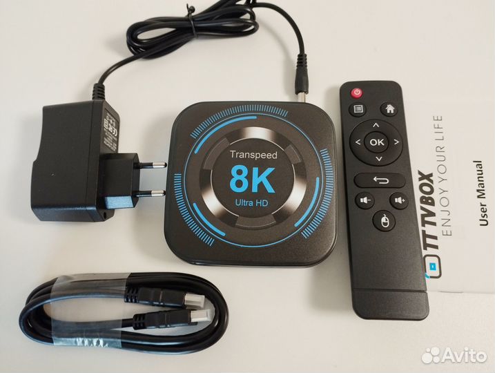 Андроид тв приставка Transpeed 8K + настройка