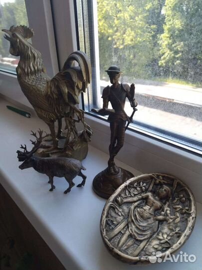 Статуэтка. Бронза. СССР. Антиквариат. Империя