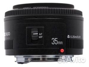 Объектив yongnuo canon AF 35MM F2.0