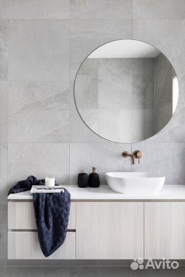 Круглое зеркало в интерьер