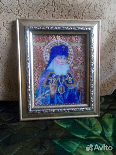 Икона бисером. Лука Крымский