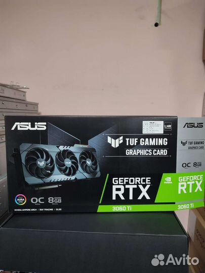 Видеокарта asus GeForce RTX 3060 Ti TUF gaming