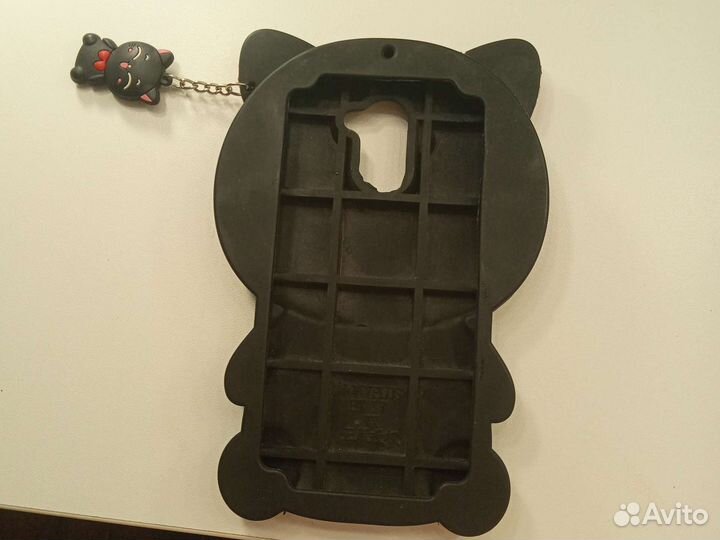 Чехол котик с блелком