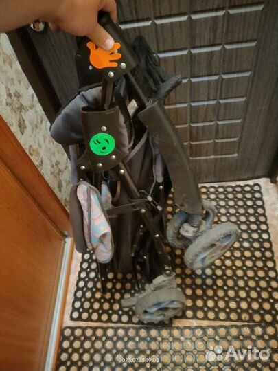 Коляска книжка прогулочная. Складная