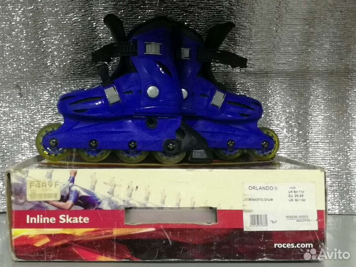 Роликовые коньки детские раздвижные