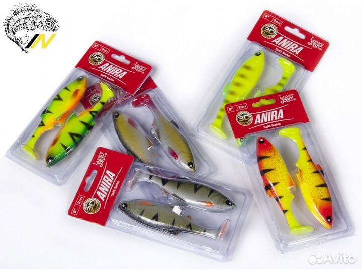 Виброхвосты LJ 3D series anira soft swim 5,0IN