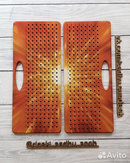 Доска с гвоздями Садху для лежания