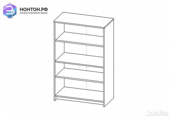 Шкаф двухдверный Сириус дуб венге