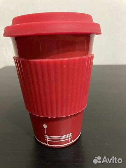 Термокружка (термостакан)керамика. Новая