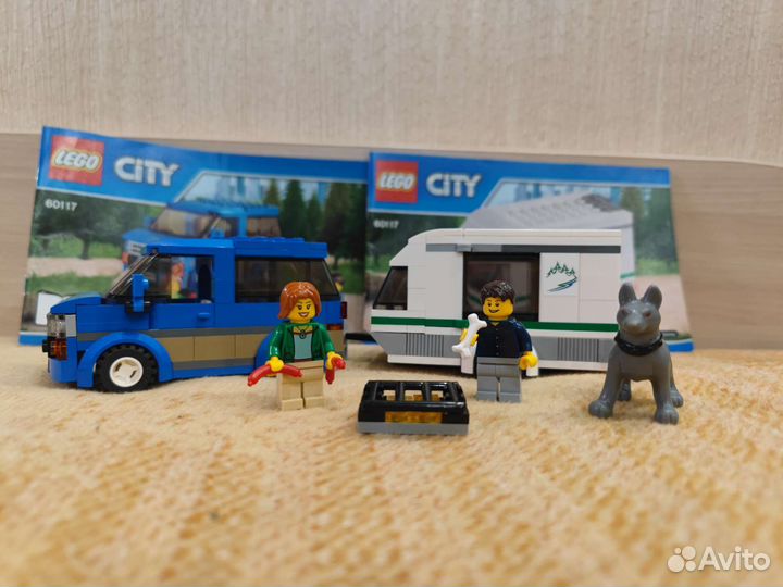 Lego City фургон и дом на колёсах