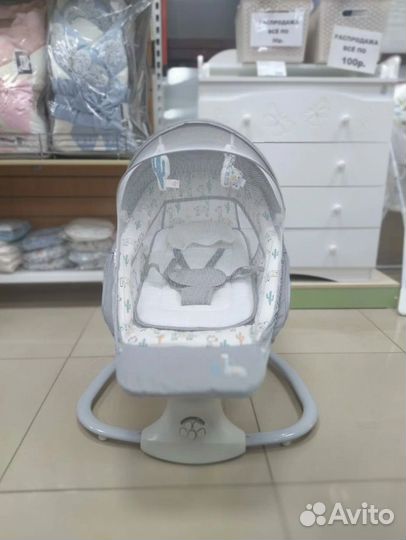 Электрокачели Шезлонг Детские Luxmom 08207