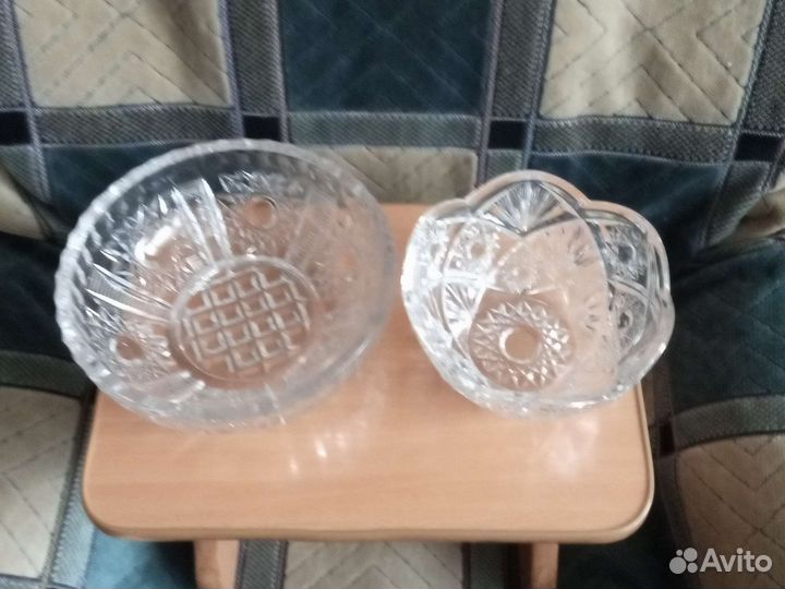 Салатники,конфетницы хрустальные