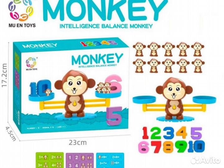 Развивающая игра весы 