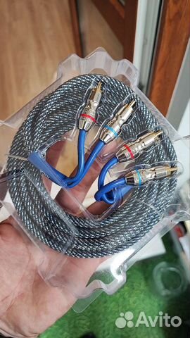 Аудиокабель тюльпан-тюльпан