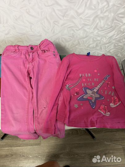 Вещи пакетом на девочку 98 104
