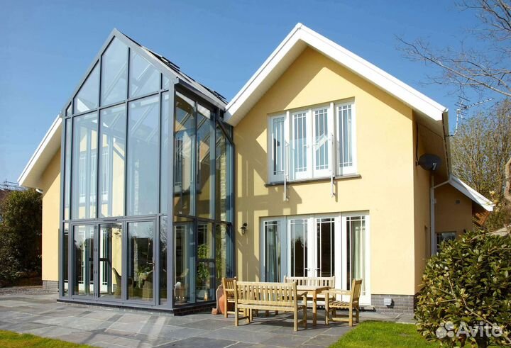 Алюминиевые витражи, витражные окна