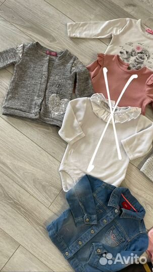 Пакет одежды на девочку 74-80