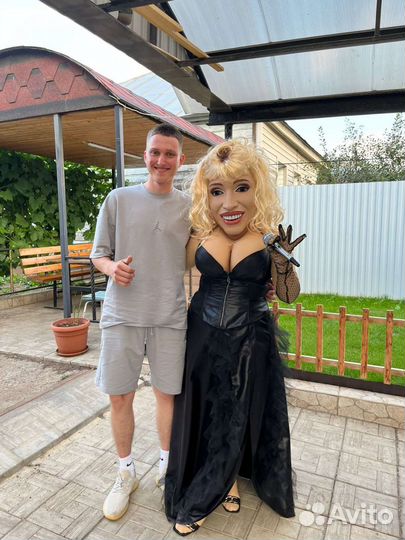 Поздравление ростовая кукла Ирина Аллегрова