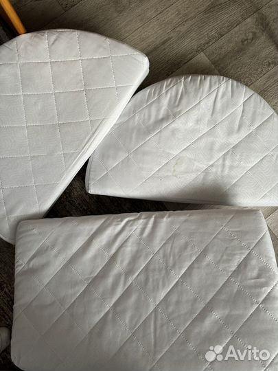 Матрас в детскую кроватку овальный