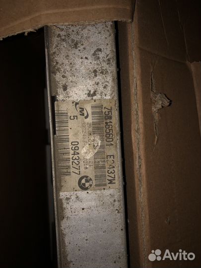 На BMW e90 радиаторы