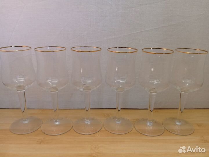 Рюмка фужер на ножке тонкое Чехия Богемия СССР сте