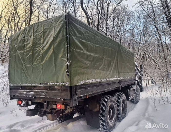 Тент на военный камаз 5350