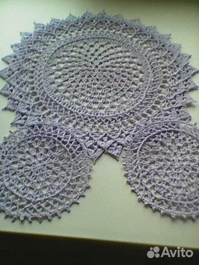 Салфетка интерьерная крючком