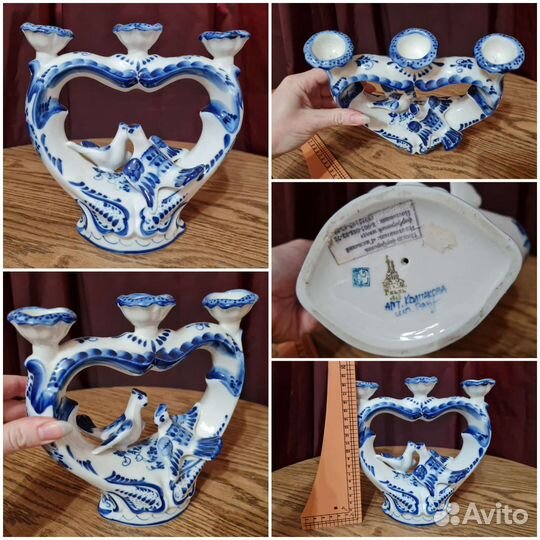 Фарфоровый набор гжель