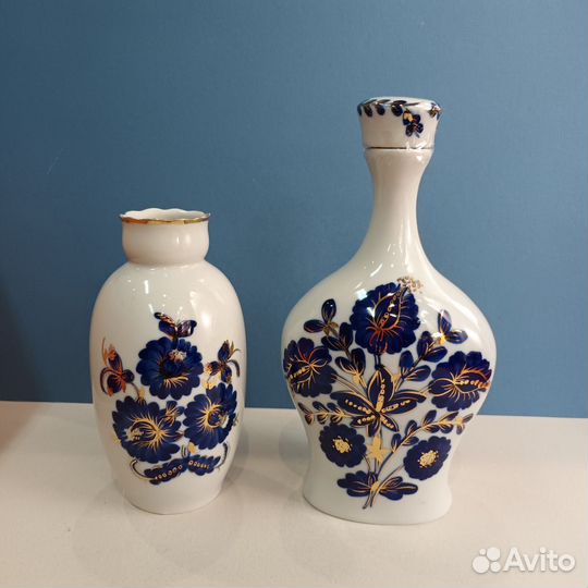 Фарфор,кольца для салфеток,чайник,штоф, петух