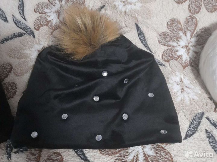 Комплект шапка и шарф