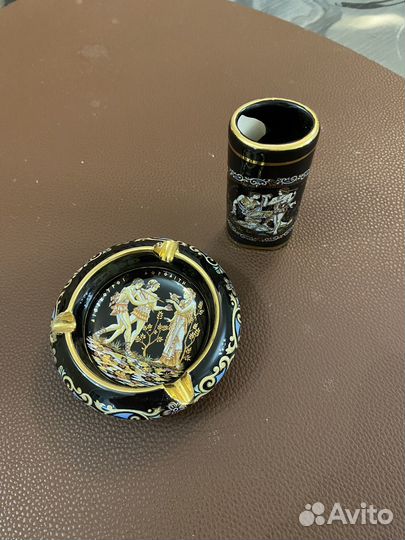 Греческий фарфор. Набор для курения