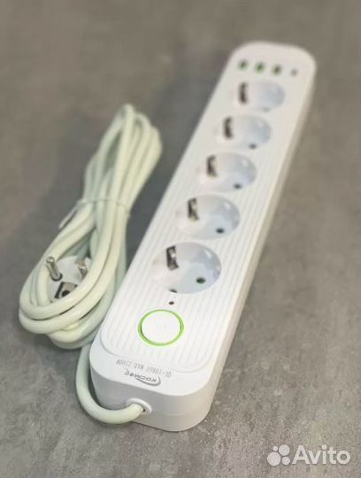 Сетевой удлинитель AC-5W USB3+1TypeC1