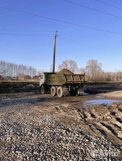 Песок карьерный с доставкой