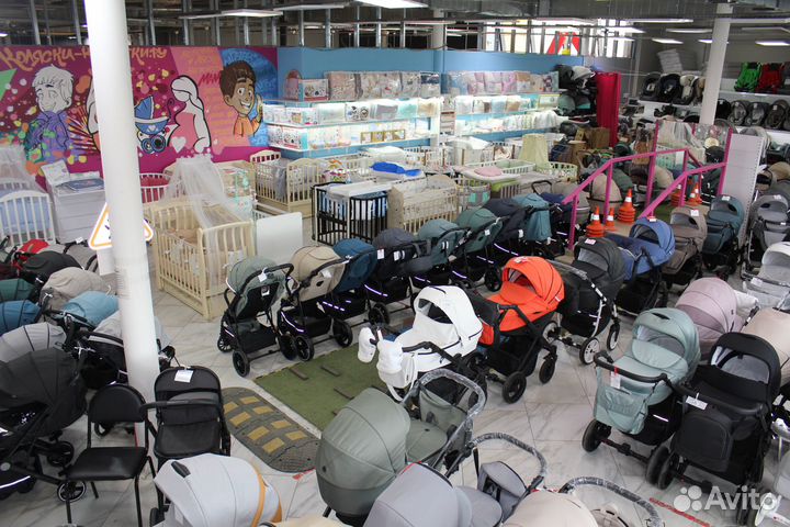 Коляска Люлька Б/У - эко кожа в отличном состоянии