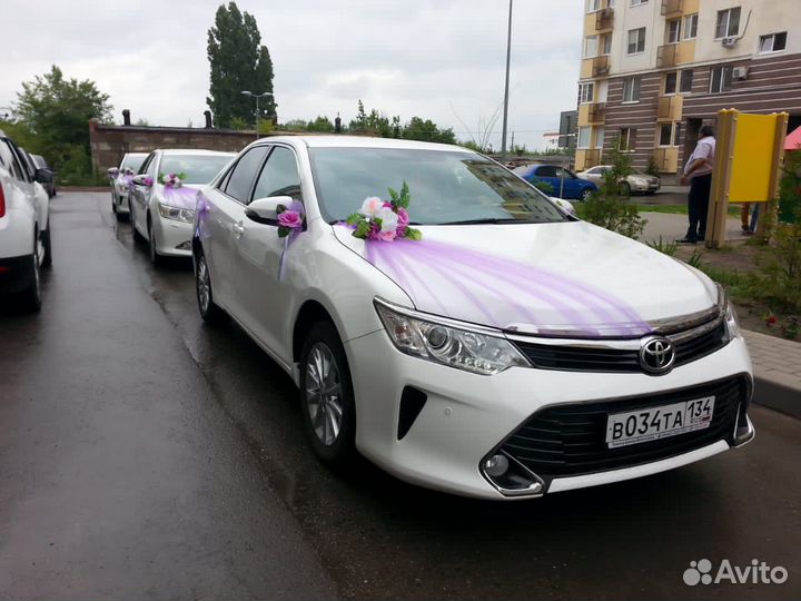 Свадебные украшения на авто кольца