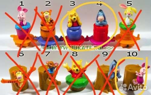 Винни на дереве киндер, Свомпи, Микки Маус заини