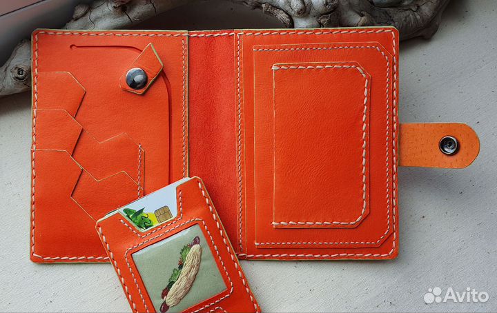 Обложка для паспорта натуральная кожа