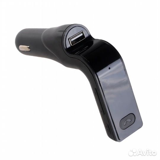 FM-трансмиттер без бренда FM-H19, Bluetooth, 1 USB