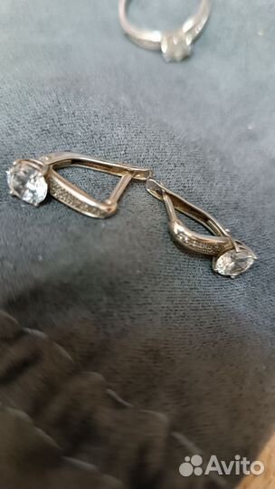 Набор украшений серебро