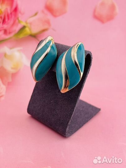 Винтажные клипсы 70 гг США К10 Д