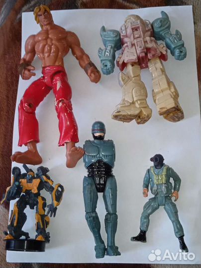 Зверороботы, фигурки 90х