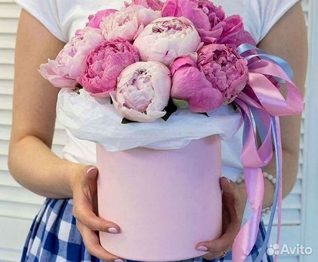 Пионы Розы Доставка
