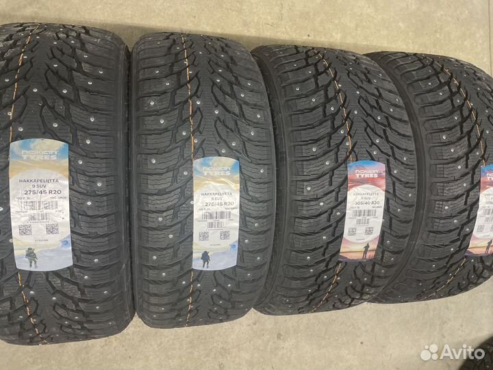 Nokian Tyres Hakkapeliitta 9 SUV 275/45 R20 и 305/40 R20 112T