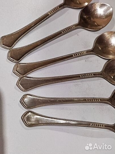 Ложки кофейные мельхиор Таллин СССР