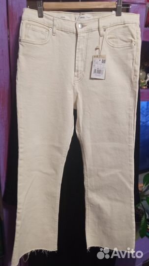 Джинсы женские кремовые 48р