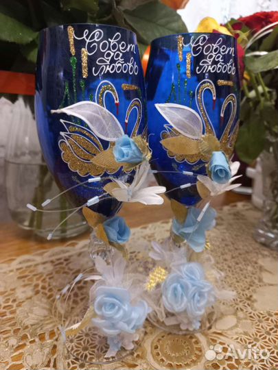 Фужеры для свадьбы