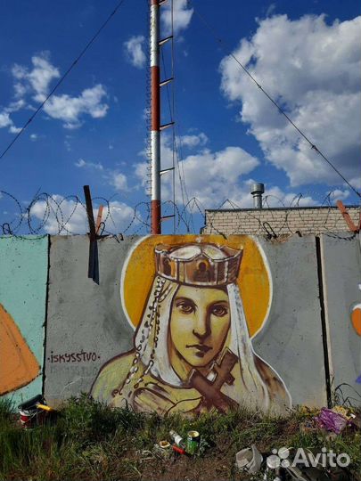 Роспись стен / граффити оформление