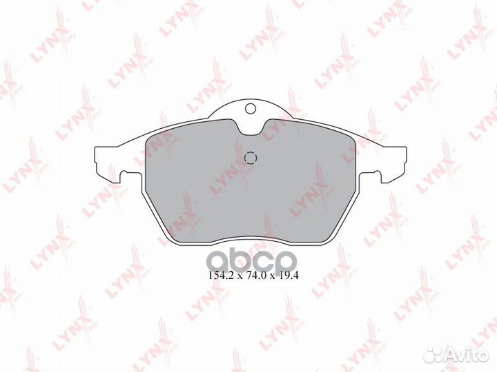 Колодки тормозные дисковые перед BD5914 LYN