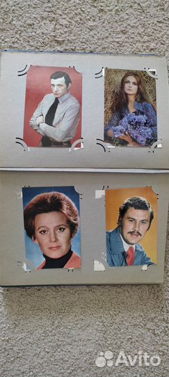 2 альбома с актерами советского и зарубежного кино