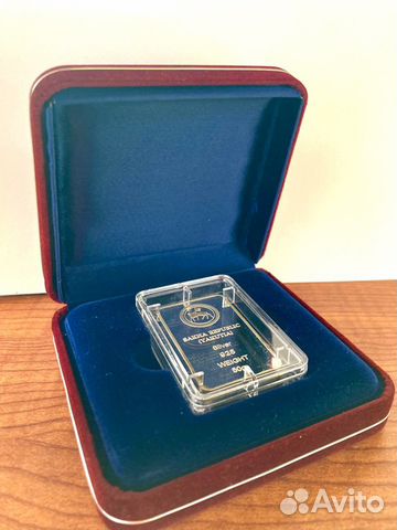 Слиток серебро 925 50 г купить в Москве | Хобби и отдых | Авито